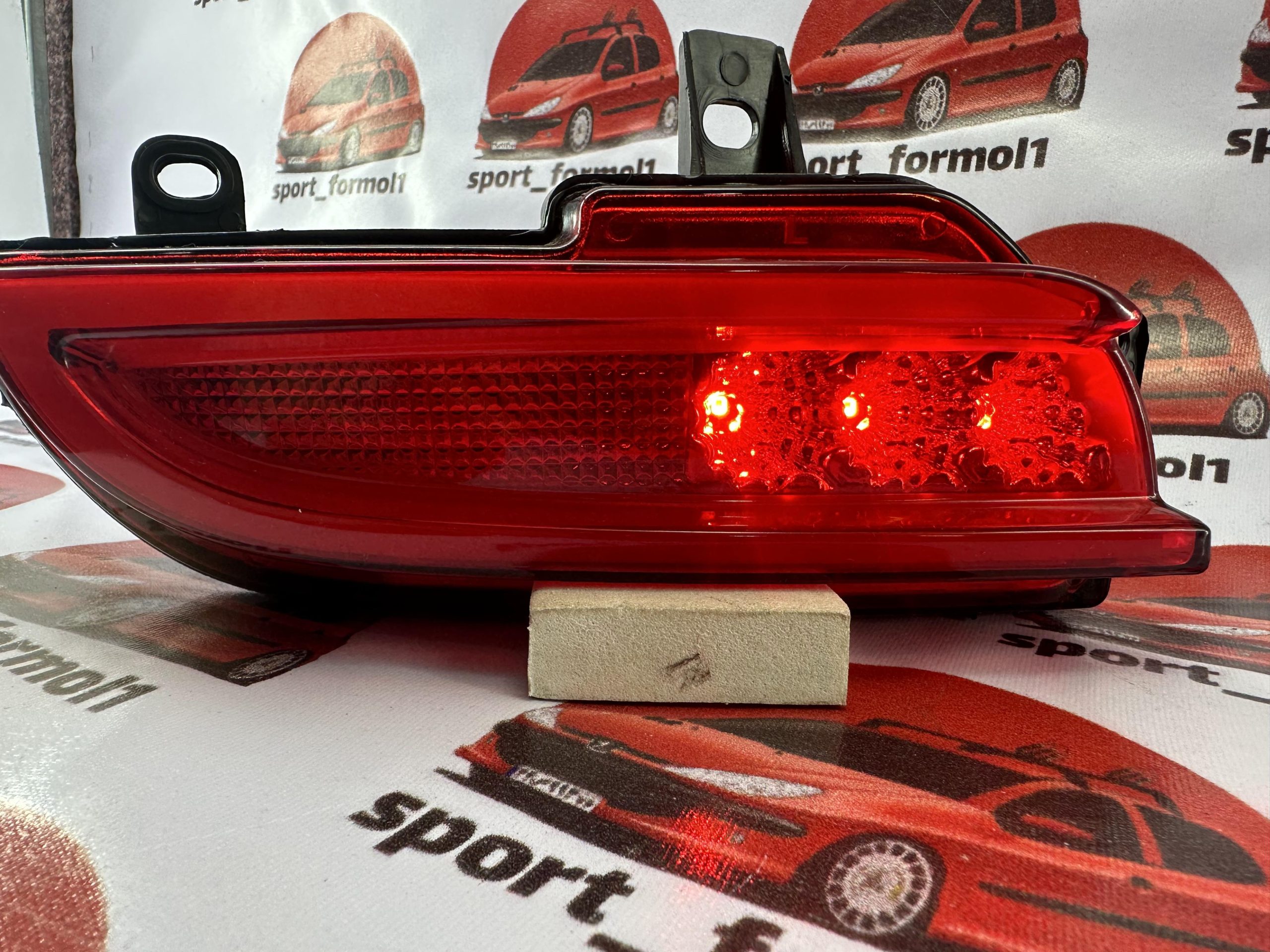 مه شکن اسپرت عقب پژو 207 سه بعدی LED