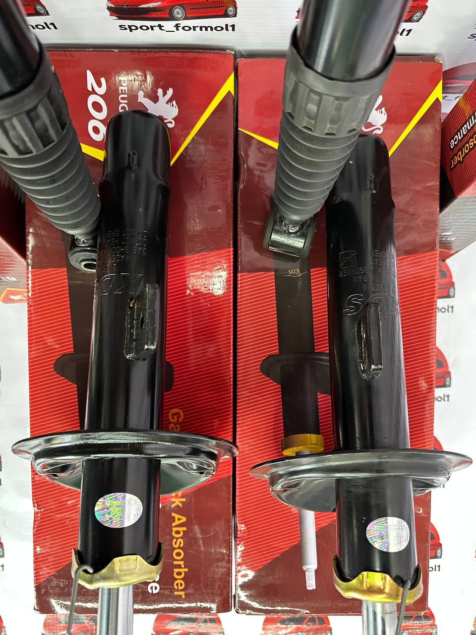 ست 4عددی کمک اسپرت kds ارتقایافته پژو 206-207-رانا