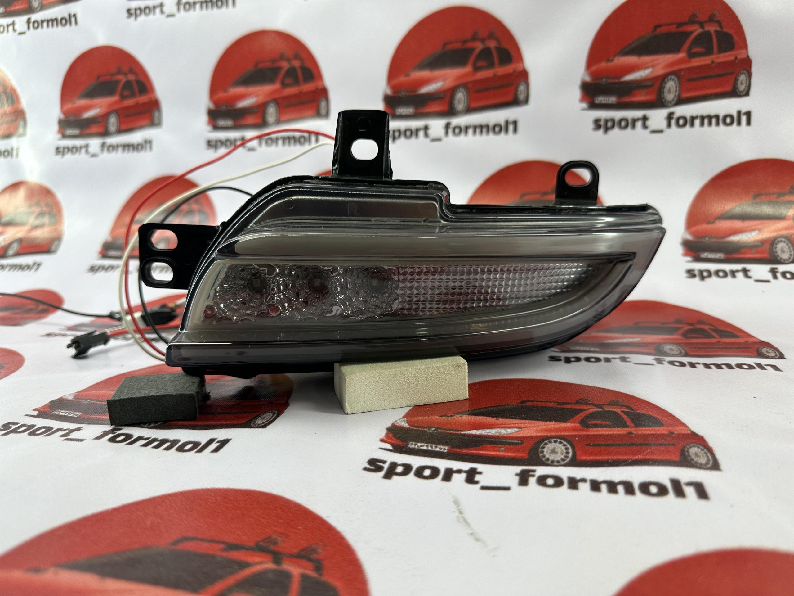 مه شکن اسپرت عقب پژو 207 سه بعدی LED