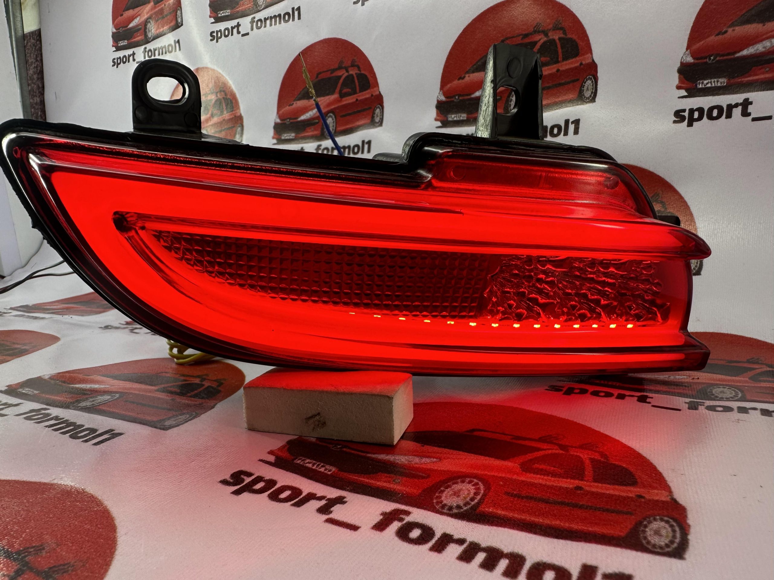 مه شکن اسپرت عقب پژو 207 سه بعدی LED