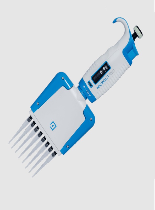 سمپلر 8 کاناله متغیر قابل اتوکلاو Microlit 20-200 μl