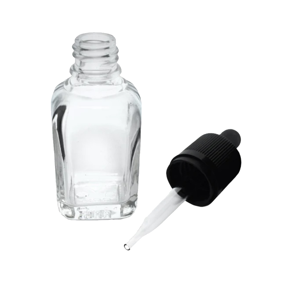 قطره چکان شفاف پوآر دار 30ml Eisco