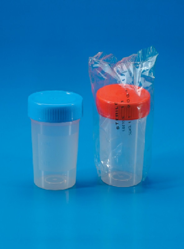 ظرف نمونه گیری استریل مات Lable دار