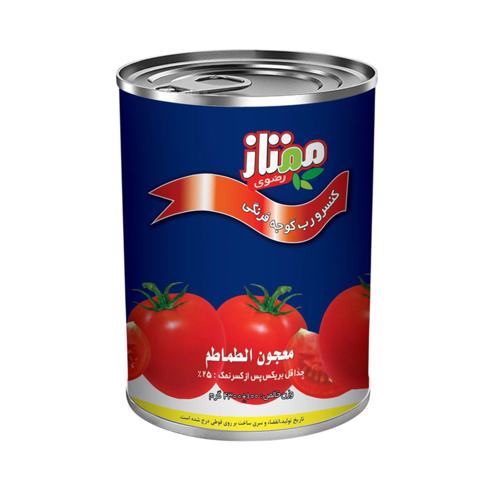 رب گوجه فرنگی ممتاز نان رضوی - 4300 گرم