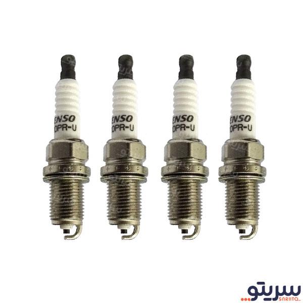 شمع موتور تک پلاتین پایه کوتاه کوییک یورو 2 ژاپنی دنسو DENSO