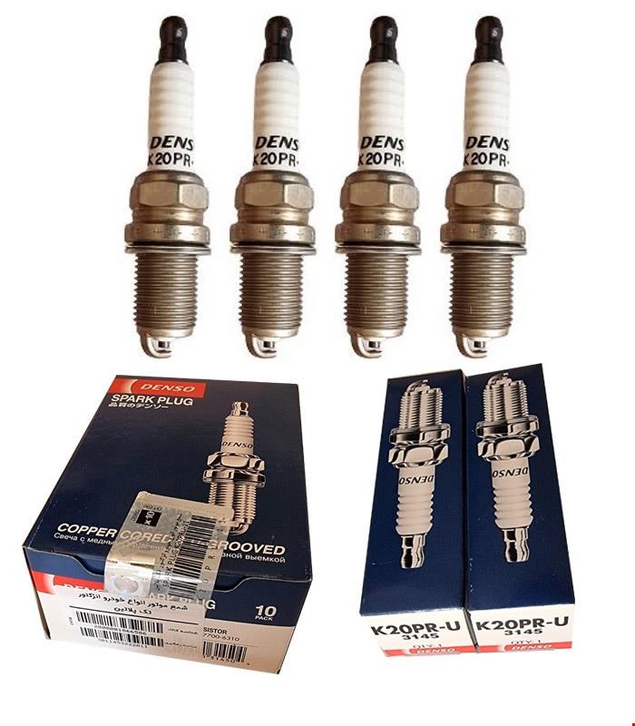 شمع موتور تک پلاتین پایه کوتاه کوییک یورو 2 ژاپنی دنسو DENSO