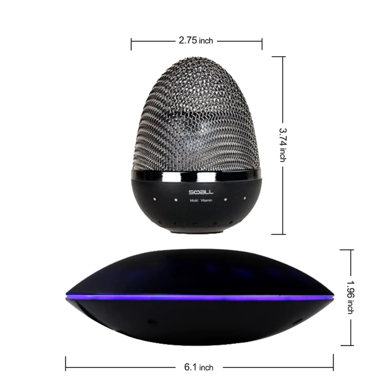 اسپیکر بلوتوث معلق  شیائومی مدل Floating Speakers wireless