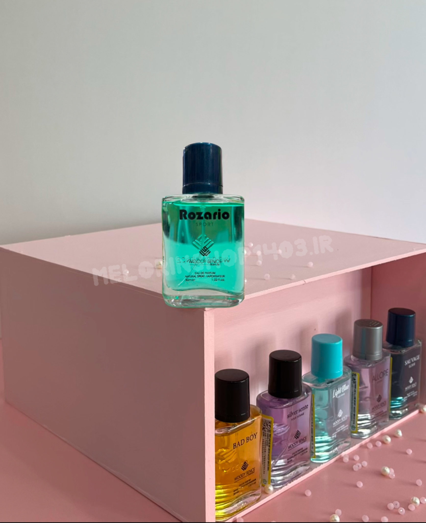 عطر ادکلن جیبی وودی سنس 30میل مدل روزاریو WOODY SENCE ROZARIO