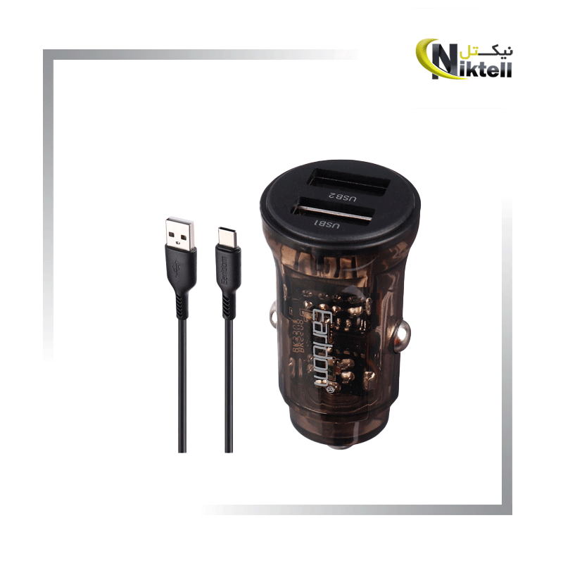 شارژر فندکی 24w ارلدام میکرو مدل cc24