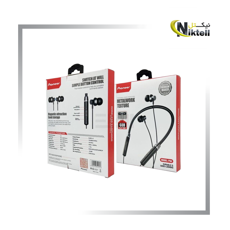 هندزفری  گردنی Pioneer مدل P66
