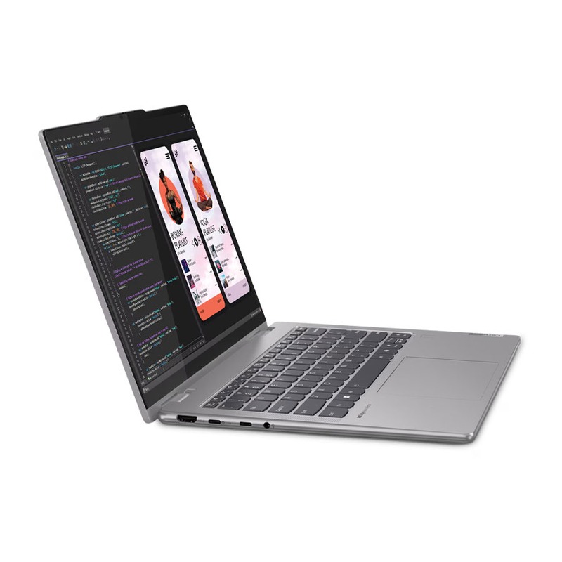لپ تاپ 14 اینچی لنوو مدل Lenovo YOGA 7 8640HS R5 8GB 512GB SSD Radeon 760M 2k Touch همراه با کیف هدیه