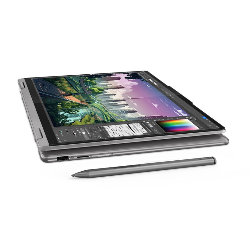 لپ تاپ 14 اینچی لنوو مدل Lenovo YOGA 7 8640HS R5 8GB 512GB SSD Radeon 760M 2k Touch همراه با کیف هدیه