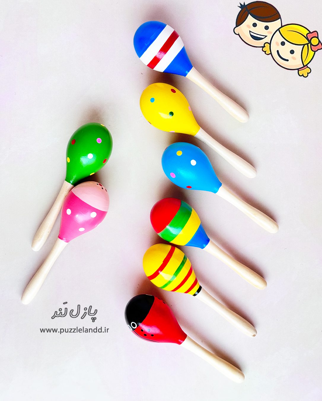 جغجغه چوبی