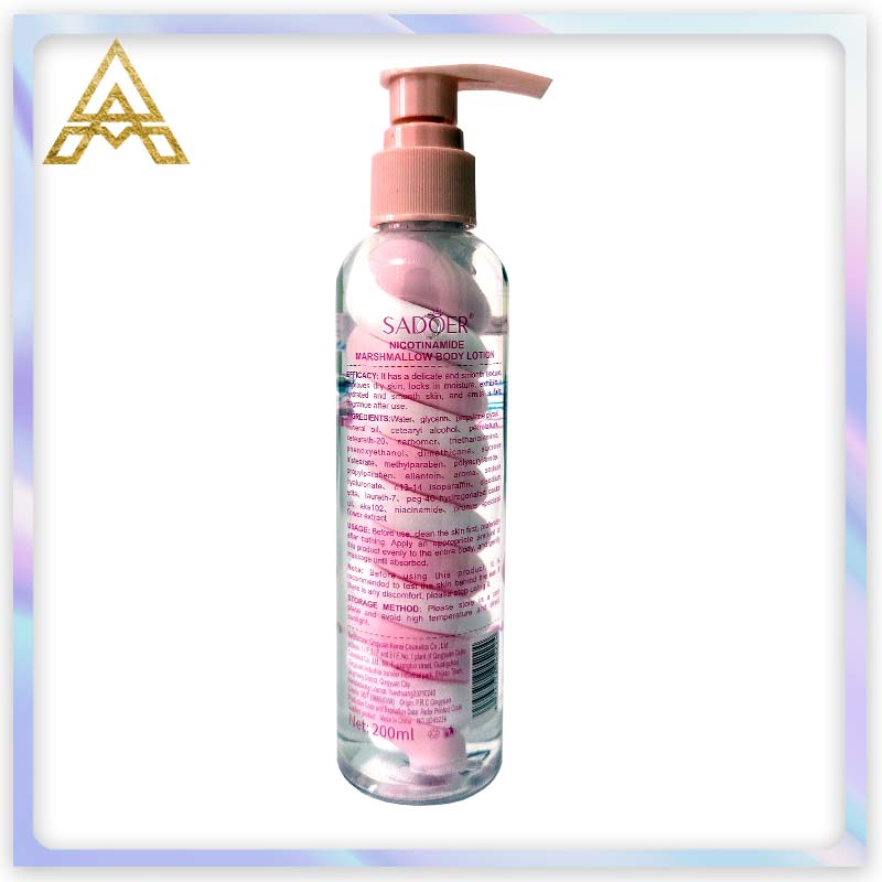 لوسیون بدن مارشمالو سادور 200 میل اورجینال(Marshmello Sador body lotion 200 ml original)
