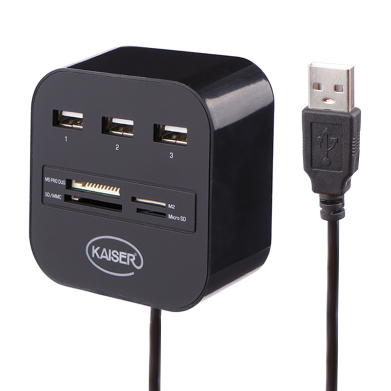 هاب و رم ریدر  Kaiser KH-14 کایزر USB2.0