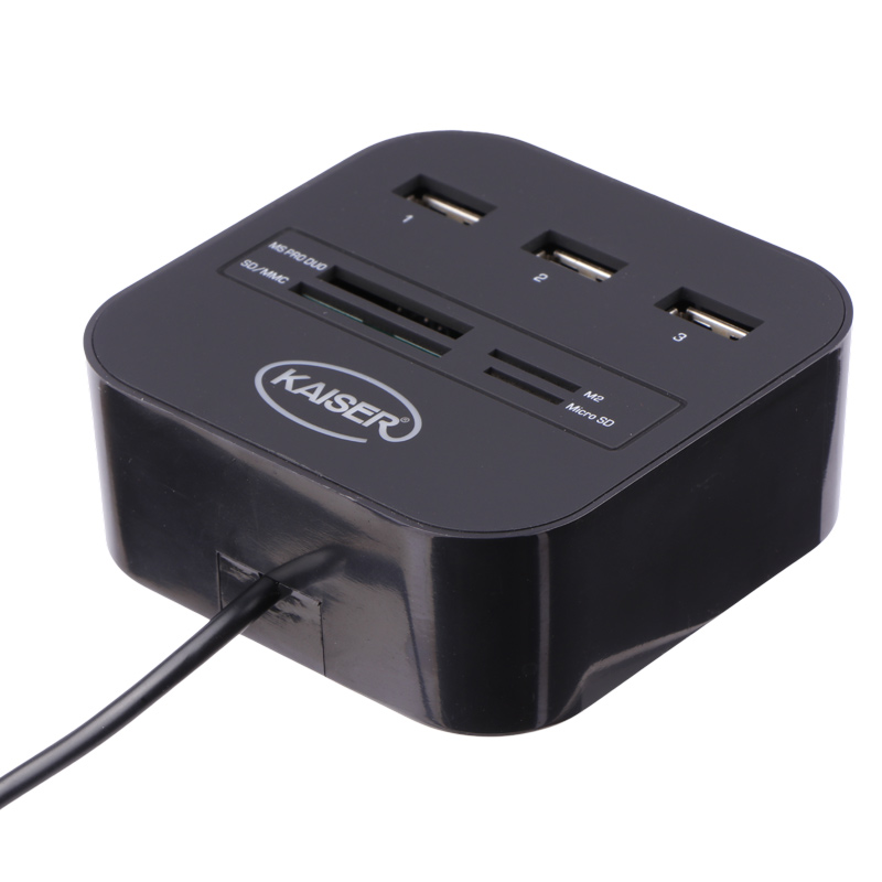 هاب و رم ریدر  Kaiser KH-14 کایزر USB2.0