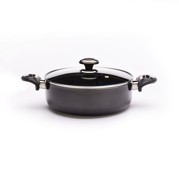 قابلمه کوتاه گرانیتا قطر 24 سانت زرساب GT-424KG