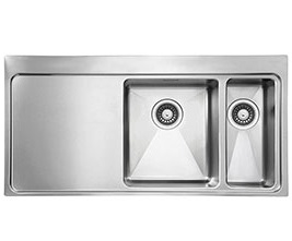 سینک توکار یک و نیم لگن لتو مدل TX57 لگن راست