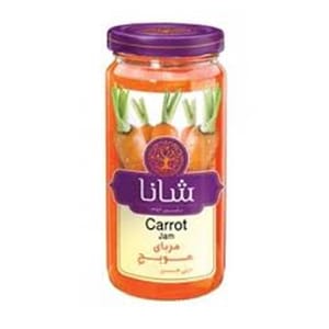 مربا هویج شیشه بلند 305 گرمی شانا