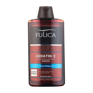 شامپو تقویت کننده مو فولیکا مدل Keratin E فاقد سولفات 400 میلی لیتر