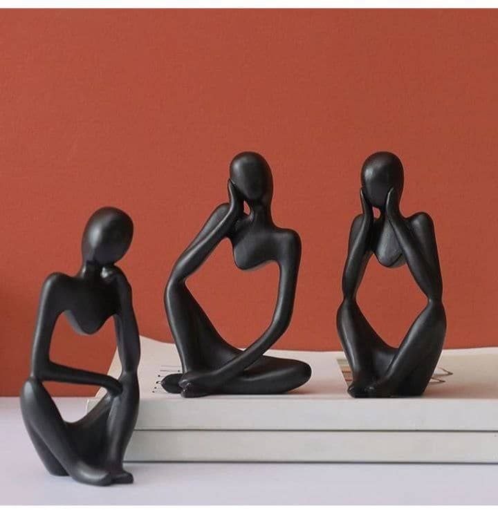 مجسمه تفکر 3 عددی (پست پیشتاز پس کرایه)