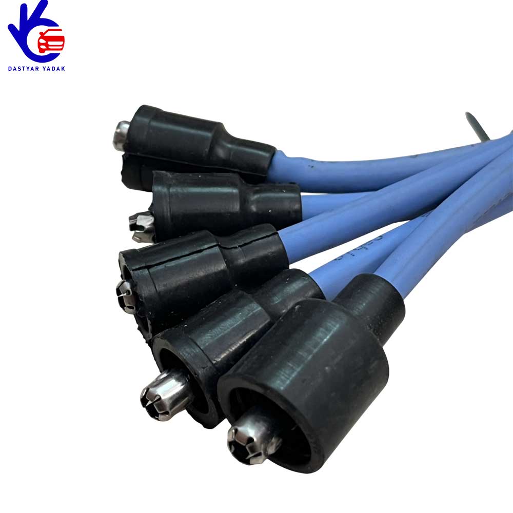 وایر شمع پیکان کاربراتور 8 میل تمام سیلیکون    D.G.CO