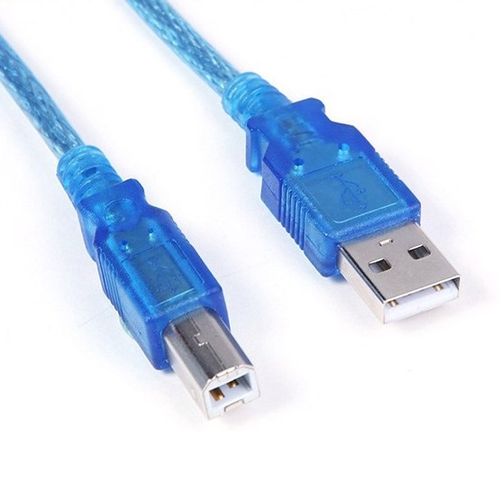 کابل پرینتر USB آبی 10 متری