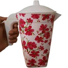 پارچ گلدار پلاستیکی (پست پیشتاز پس کرایه)