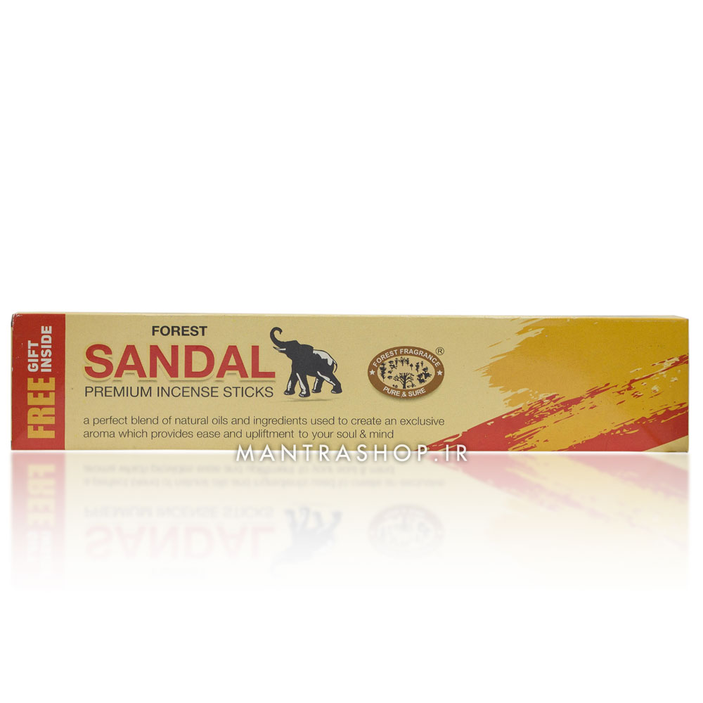 عود دست ساز هندی Sandal برند Forest بسته 90 گرمی (عود صندل فورست)