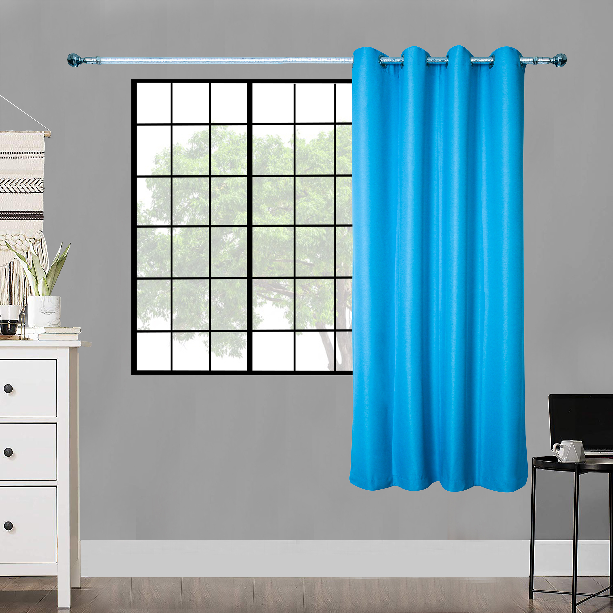 پرده نوین دکور سیاناو مدل ND1601 سایز 230 × 140 سانتی متر new