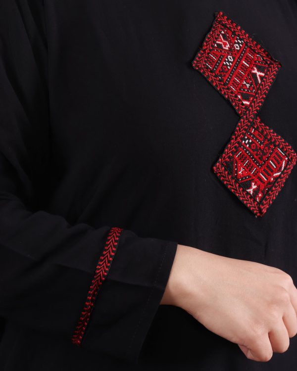 تونیک تاشلی سنتی مشکی 1306