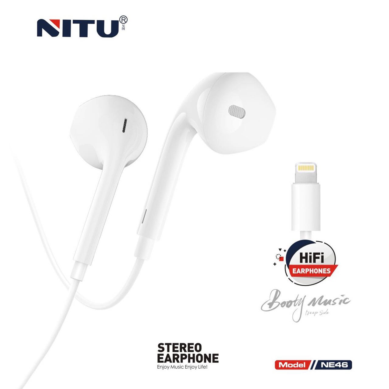 هندزفری لایتنینگ نیتو NITU NE46