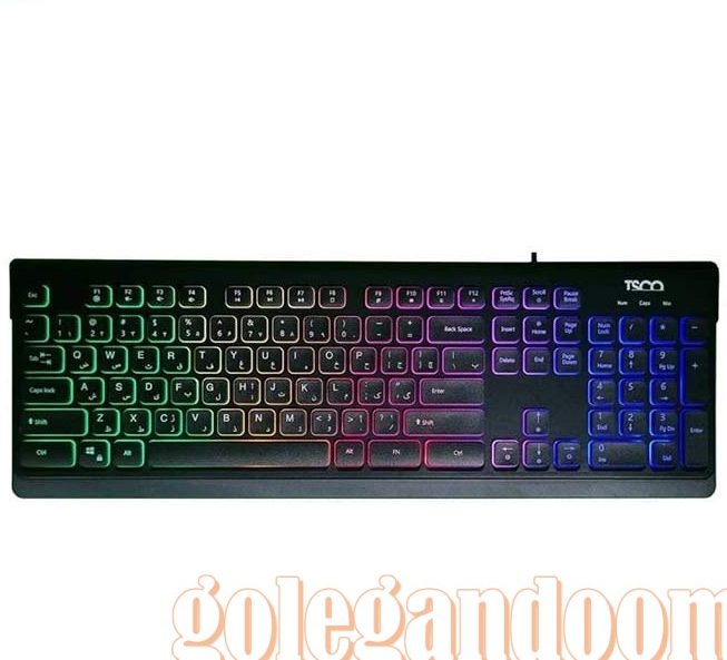 کیبورد گیمینگ تسکو مدل TK8031 با سوییچ ممبران و نورپردازی RGB