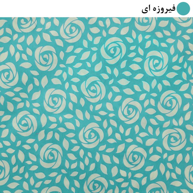 ملحفه تشک مهمان سندس مدل شبنم کد S566 سایز 190x90 سانتی متر