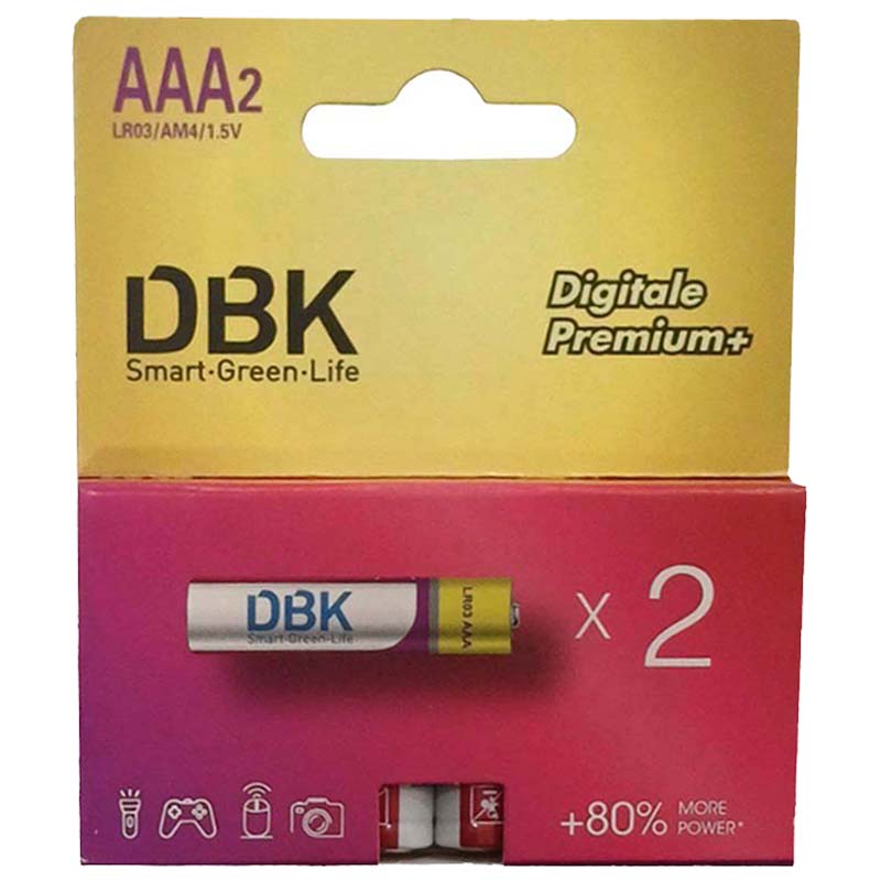 باتری نیم قلمی Digital Premium دی بی کی DBK بسته 2 عددی