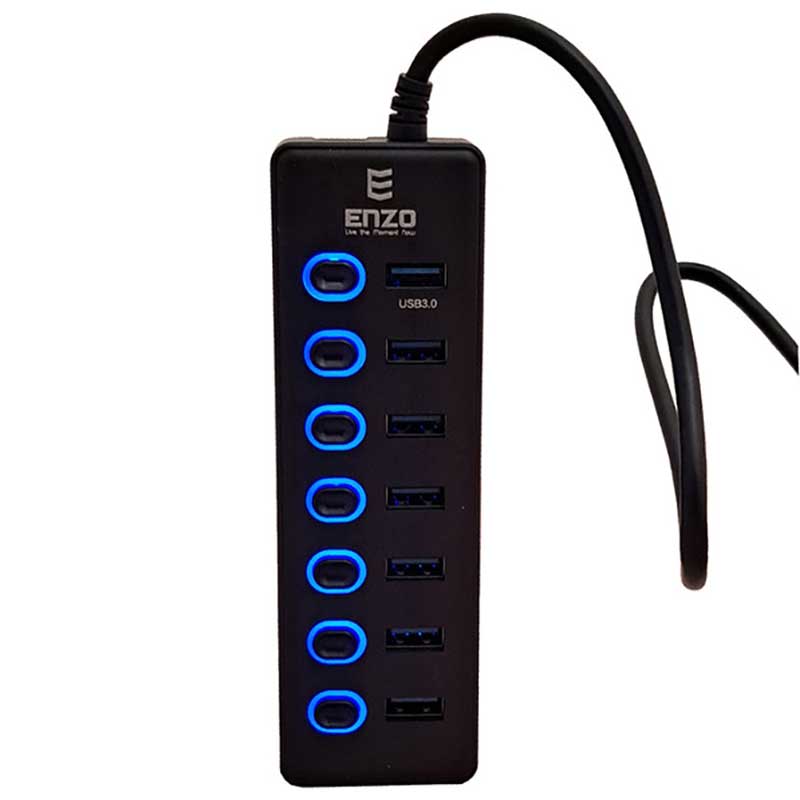 هاب 7 پورت USB3.0 آداپتور خور انزو Enzo UH-70A