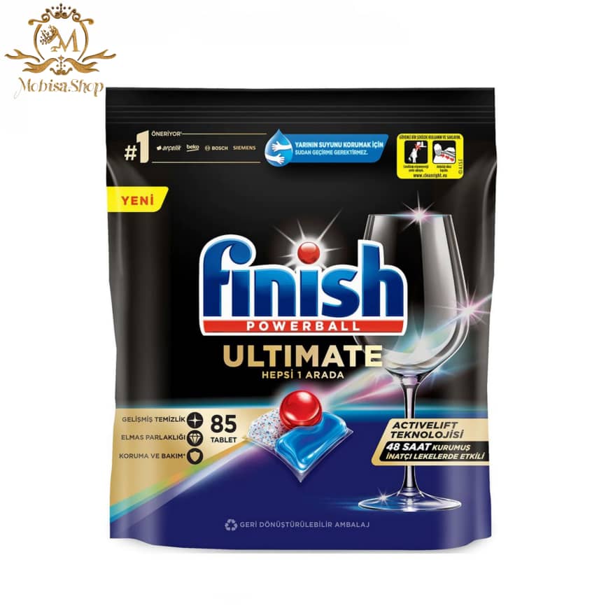 قرص ظرف شویی 85 عددی فینیش finish مدل اولتیمیت