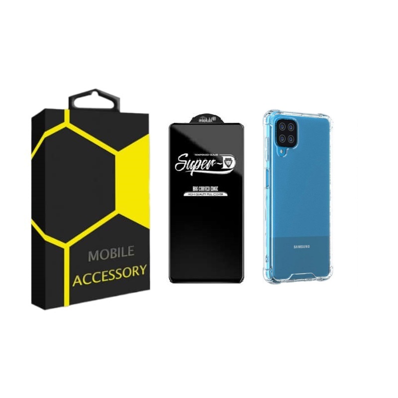 کاور Kapsooli گوشی موبایل سامسونگ Galaxy A12 / A12 Nacho + محافظ صفحه نمایش
