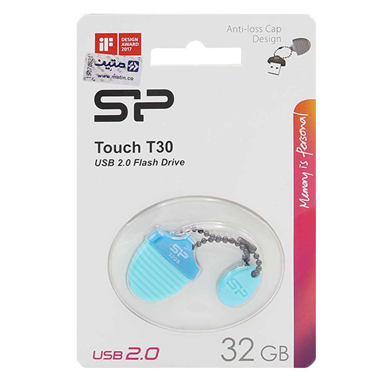 فلش مموری 32 گیگ سیلیکون پاور مدل Touch T30