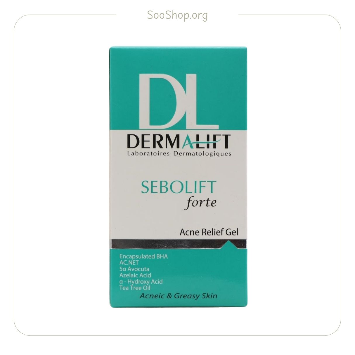 ژل مناسب پوستهای چرب سبولیفت فورت درمالیفت (اصل) | Dermalift Sebolift Gel for Oily Skin