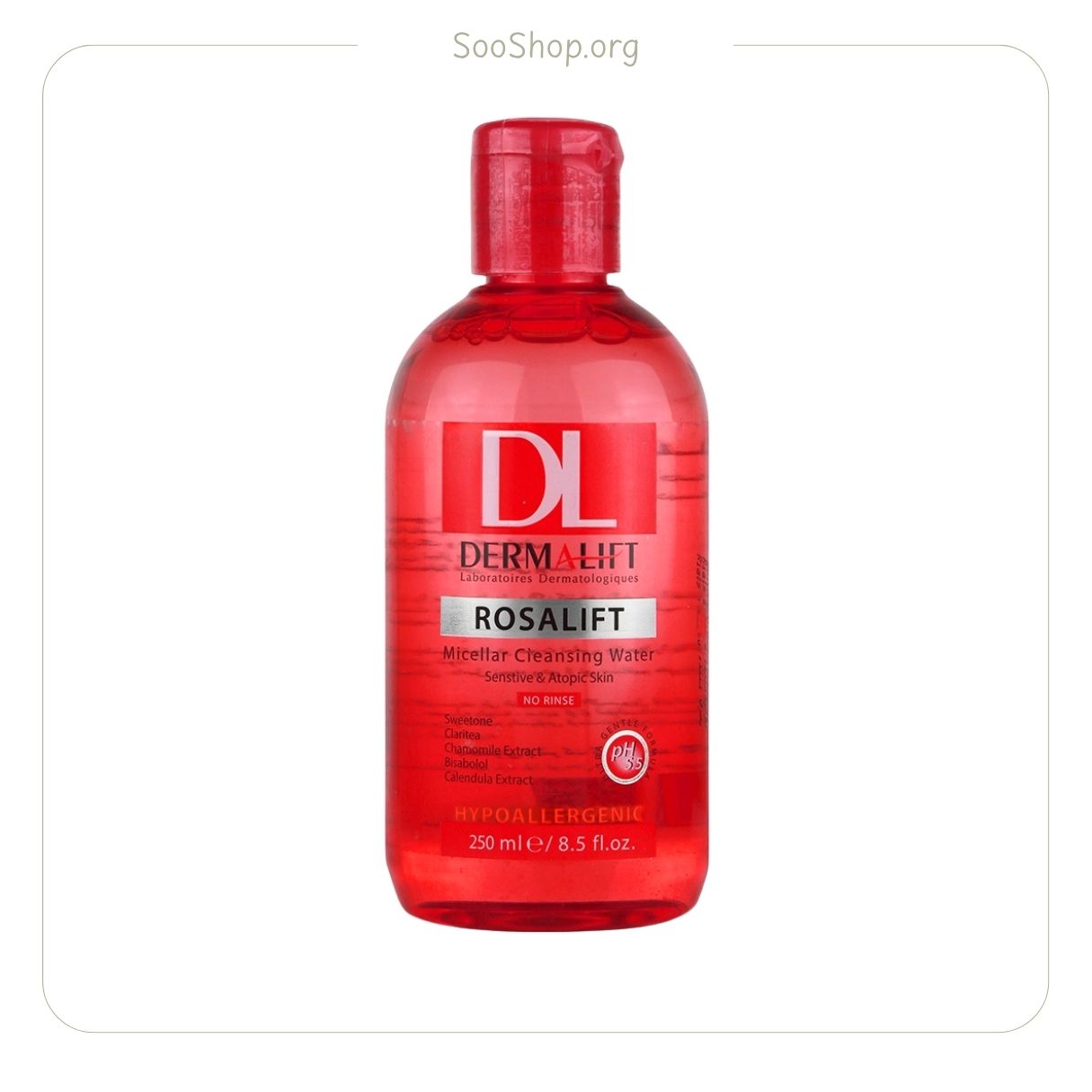 میسلار پوست های حساس رزالیفت درمالیفت (اصل) | Dermalift Rosalift Micellar Water for Sensitive Skin