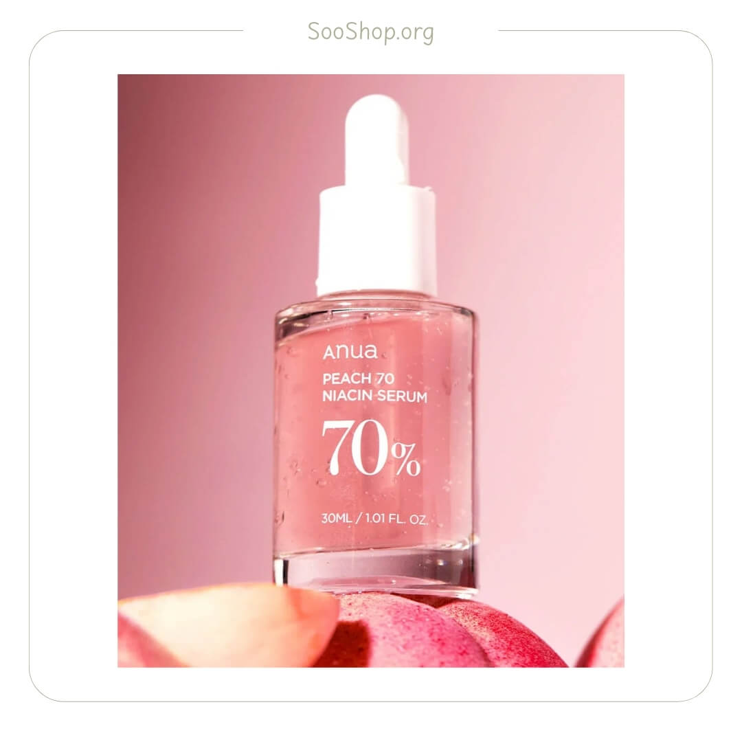 سرم روشن کننده آنوا مدل هلو و نیاسین 70% (اصل) | Anua Peach 70% Niacin Serum