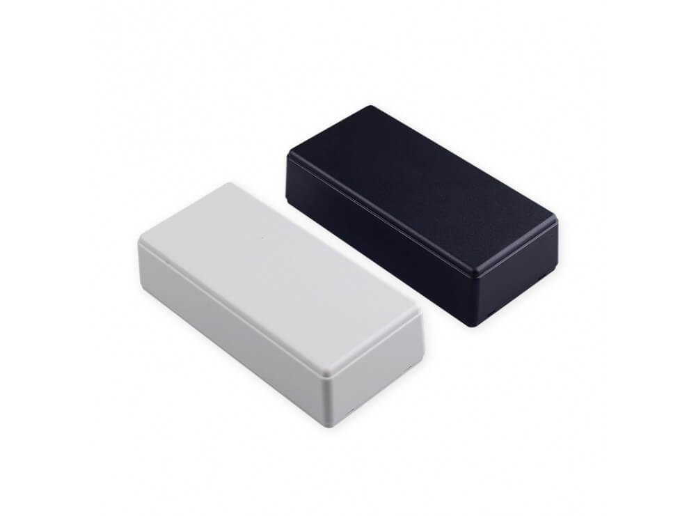جعبه برد پلاستیکی مشکی و سفید مدل BMD-A سایز 121x58x31mm