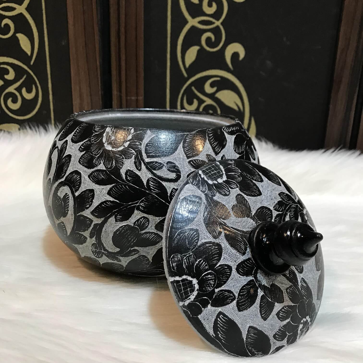 شکلات خوری سنگی طرح گل افتابگردان