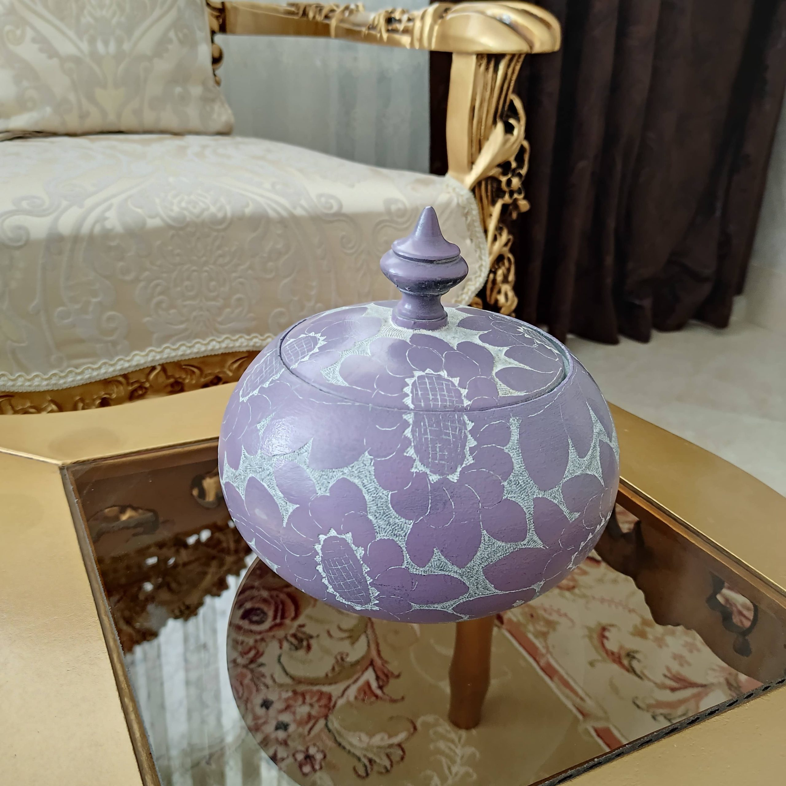 شکلات خوری طرح گل سنگ