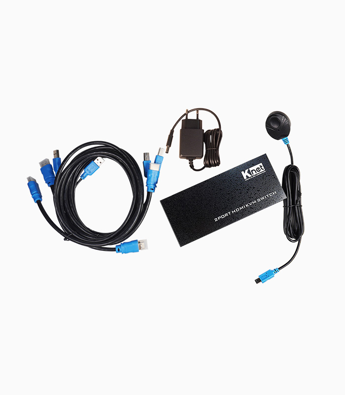 کی وی ام سوئیچ 2 پورت HDMI کی نت K-H622