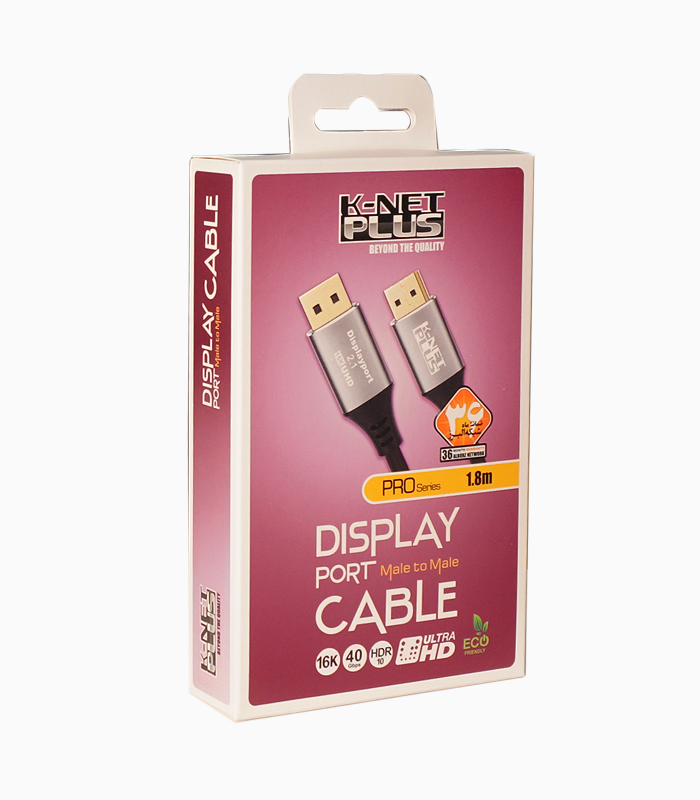 کابل DisplayPort 2.1 کی نت پلاس KP-CDP2118