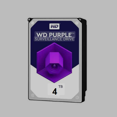 هارددیسک اینترنال وسترن دیجیتال مدل  WD 4TB PURPLE