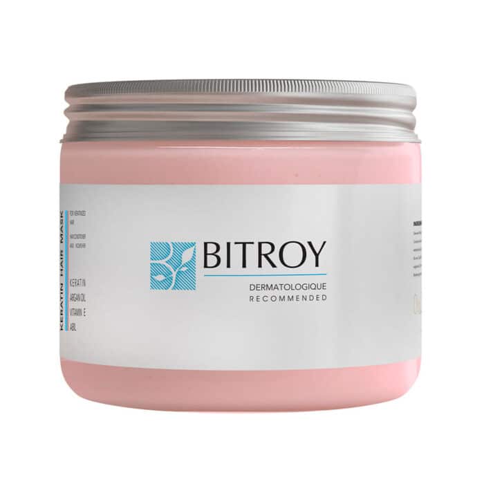 ماسک مو کراتینه با آبکشی بیتروی Bitroy حجم 400 میلی لیتر