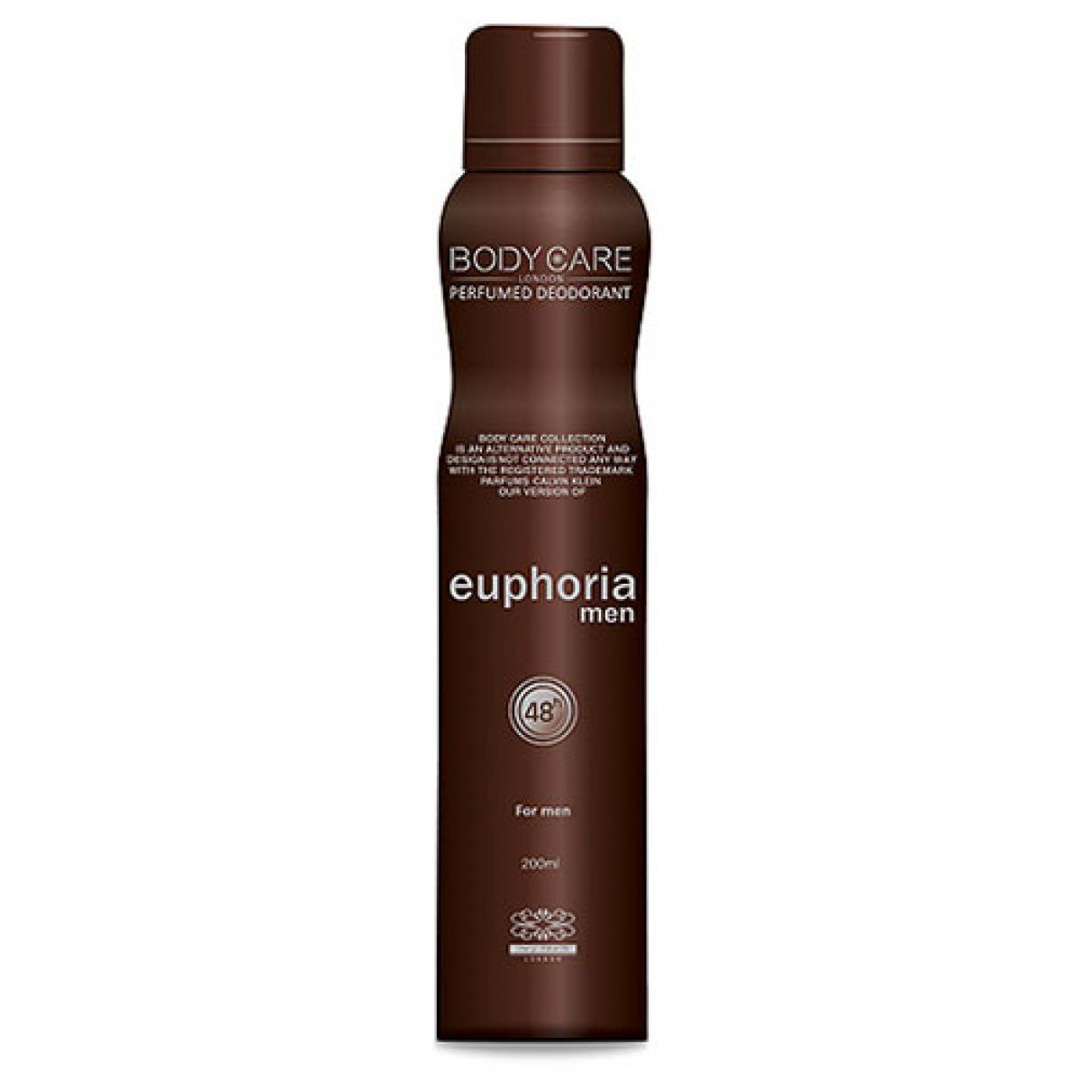 اسپری بدن مردانه بادی کر مدل ایفوریا Body Care Euphoria حجم 200 میل